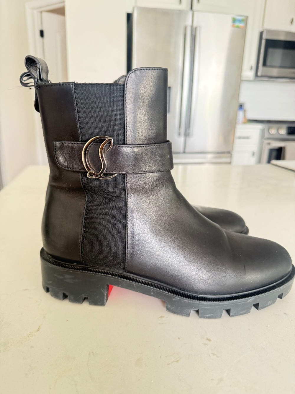 Christian Louboutin Chelesa Ankle Boots Size 8